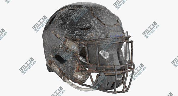images/goods_img/20210312/3D Football Helmet Riddell SpeedFlex Rusty model/2.jpg